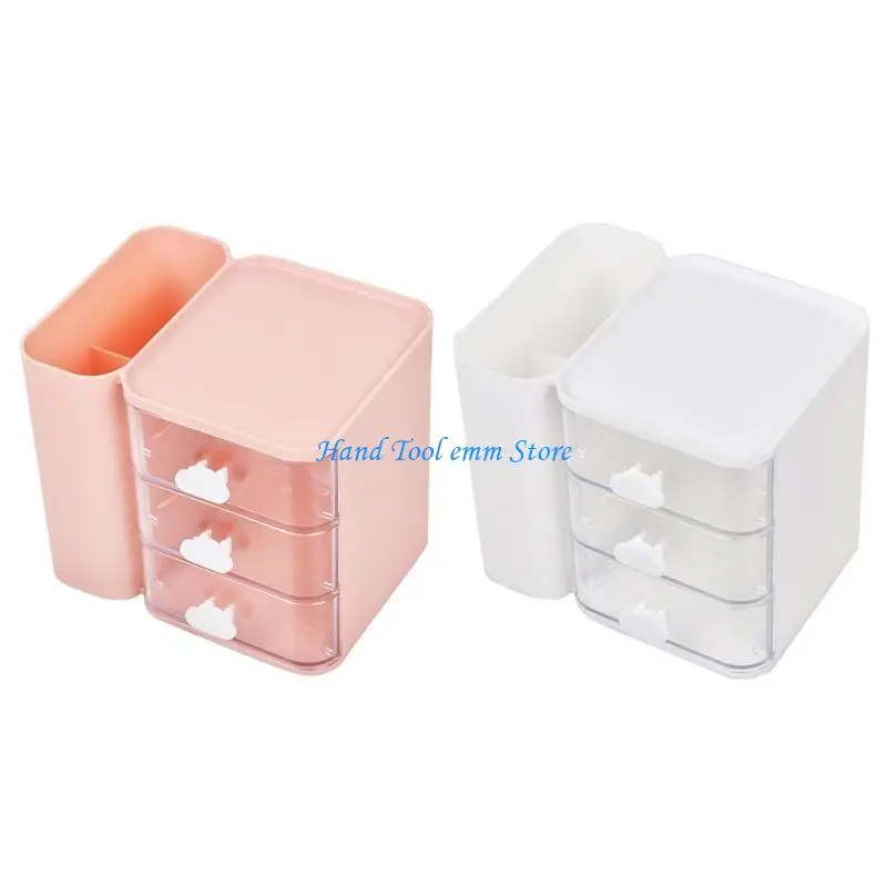 

H37F Office Desk with 3 Storage Drawer Multi-functional Desk Pen