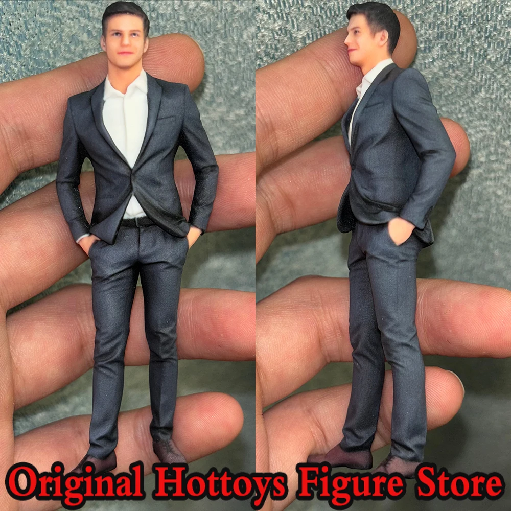 

In Stock 1/18 Scale Soldier Handsome Foreign Suit Man Mini Sculpture Full Set About 10cm Action Figure Model Doll Gifts