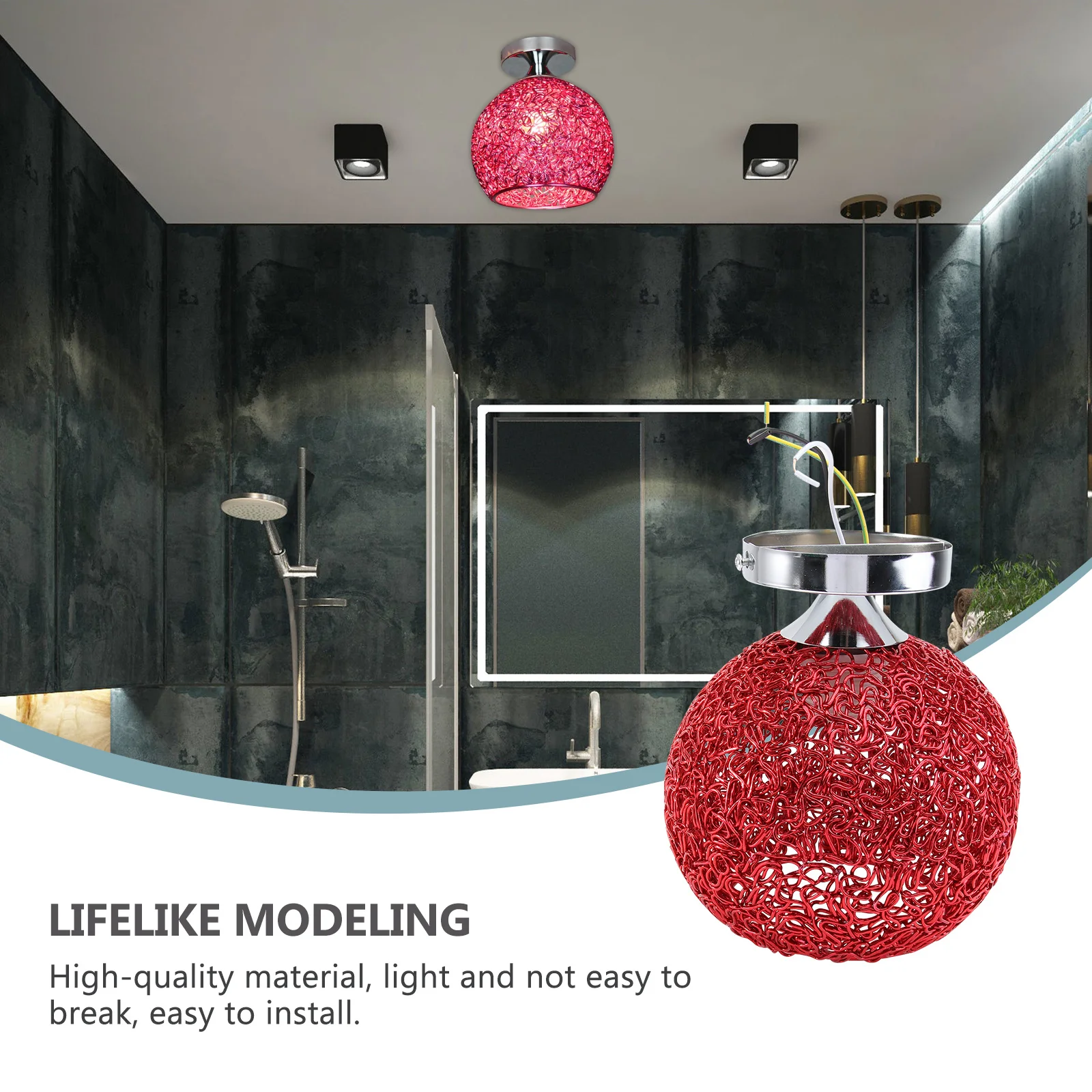 

1pc Led Ceiling Lamp Nordic Plastic Aluminum Design Large Irradiation Easy Install Balcony Corridor Aisle Light Decorative