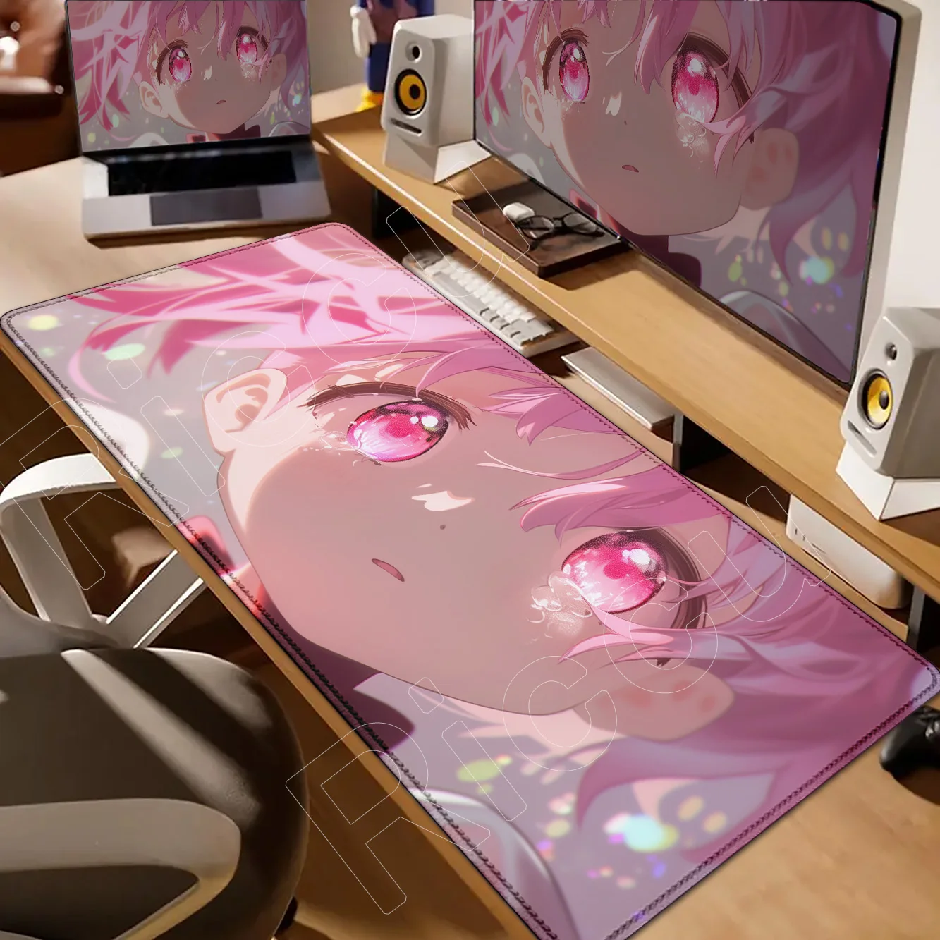 Novo super bonito bonito anime menina tapete de mesa estender almofada de borracha mousepad madoka anime antiderrapante jogo de escritório menina mágica mouse pad