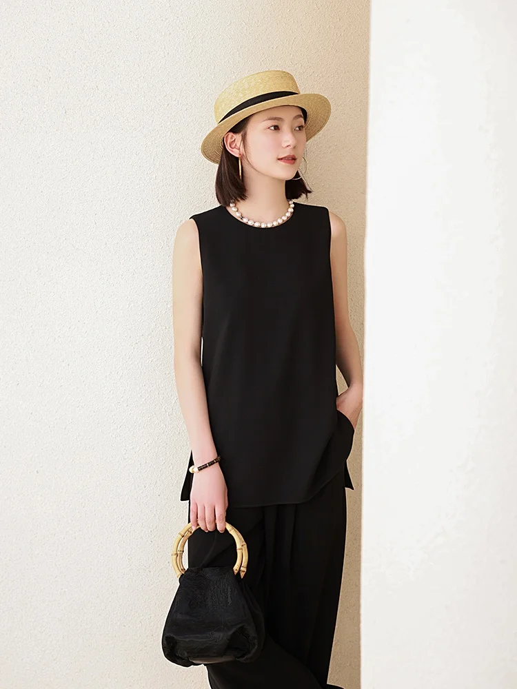 

Mallin Original Design Women's Casual Svel Top Faionable Cool Slimming Tee-acetate Fiber Loose Fit Spring 2026