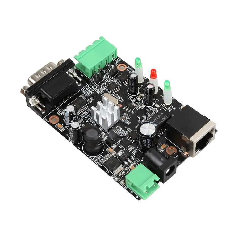 

Промышленный преобразователь RJ45 в RS232 RS485 422 Ethernet 10/100 м в DB9, многофункциональное устройство постоянного тока 9-54 В