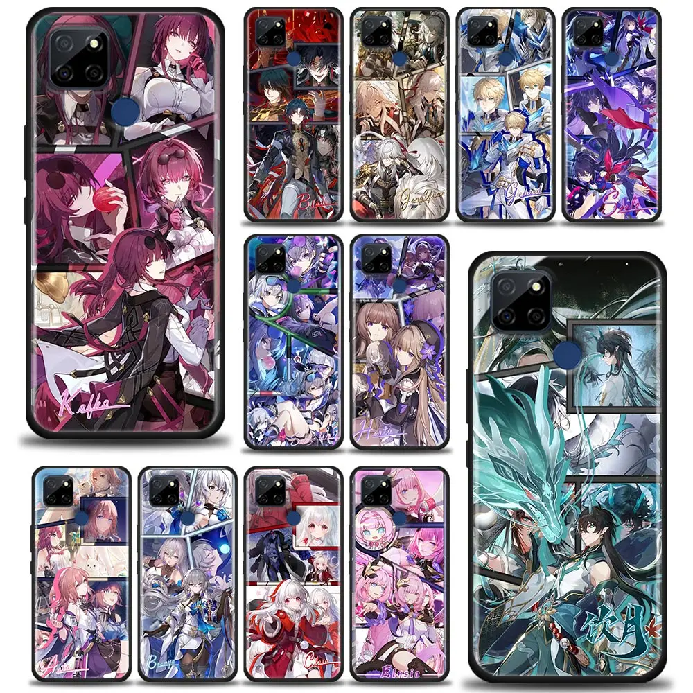 

Honkai Star Rail Honkai Impact Phone Case For OPPO Realme 11 10 9 9I 8 8I 7 6 X50 XT X7 X Narzo50 Pro Plus Black Soft Cover Capa