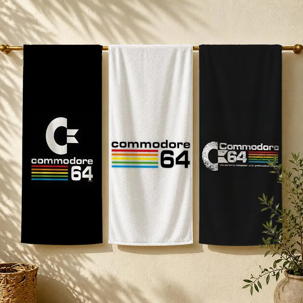 Computer C-Commodore 64 Towel Towel beach towel, quick drying absorbent bath towel for Swim,Gym,Camping,Outdoor hot