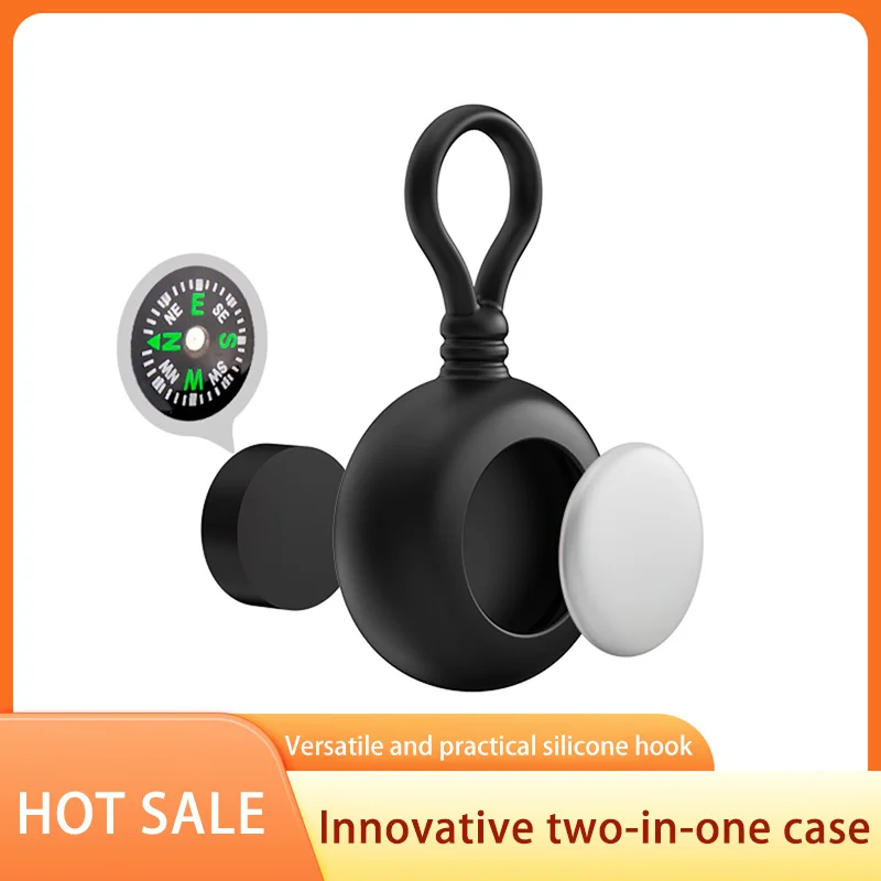 

Новый компас Bushcraft с карабином, жизненный компас, силиконовый карманный компас для кемпинга, защитный чехол для активного отдыха