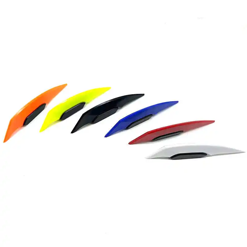 Motorcycle electric vehicle helmet decoration fixed wing stick air knife decoration stick personalized body side stick modified
