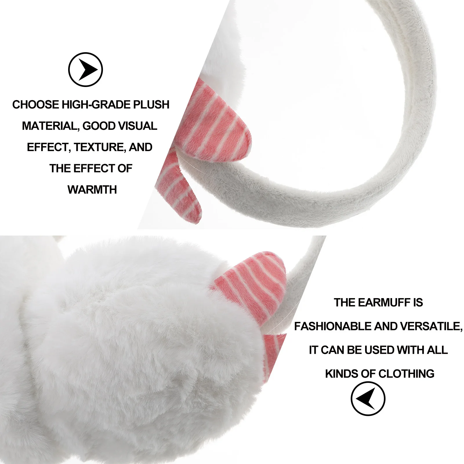 1 قطعة الأذن الشتوية دفئا رائعتين الكرتون غطاء للأذنين في الهواء الطلق يندبروف الغطاء الواقي لينة الدافئة الشتاء الملحقات