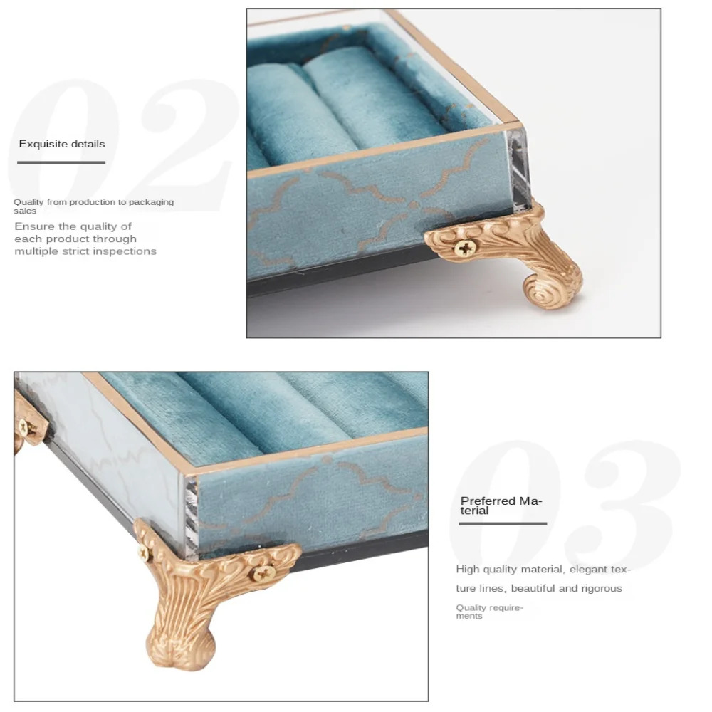 

Smooth Jewelry Display Stand Durable Multiseriate Jewelry Tray Holder Large Capacity Neat Bracelet Storage Rack