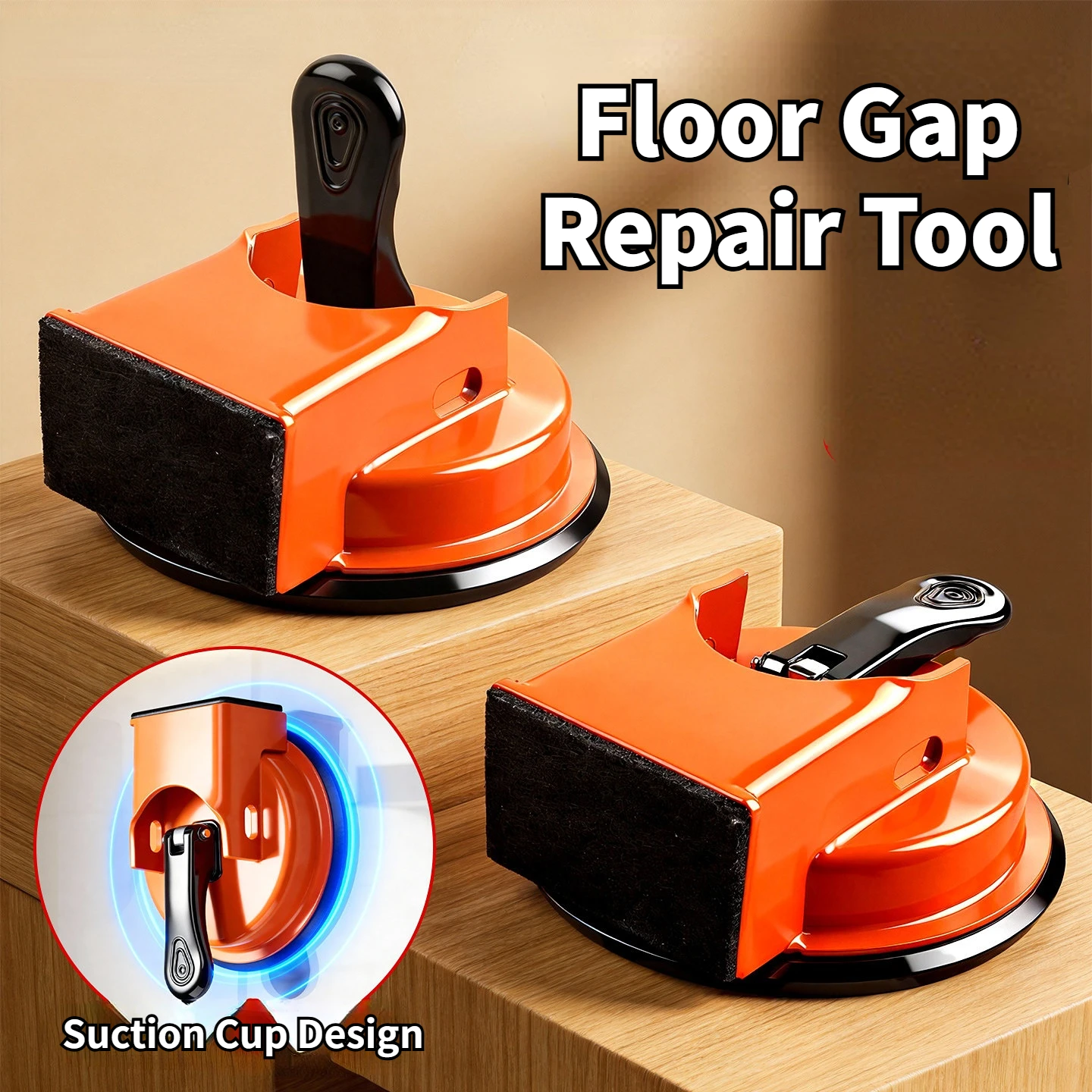 

Floor Gap Repair & Seamless Joint Tool, Heavy Duty Suction Cup Vacuum Grabber, for Baseboard & Paver Flooring Installation