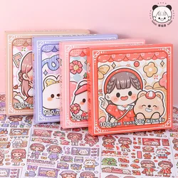 Telado nuevo manual de Fangfangben, serie Sweet Mood, 80 páginas con pegatina, cuaderno, papelería coreana, Kawaii