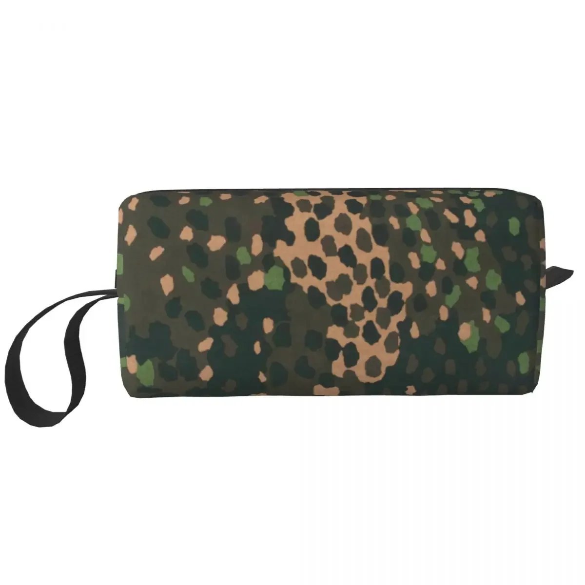 Pea Dot Camo Camouflage Travel Cosmetic Bag Women Multicam Makeup Toiletry Organizer Ladies Beauty Storage Dopp Kit