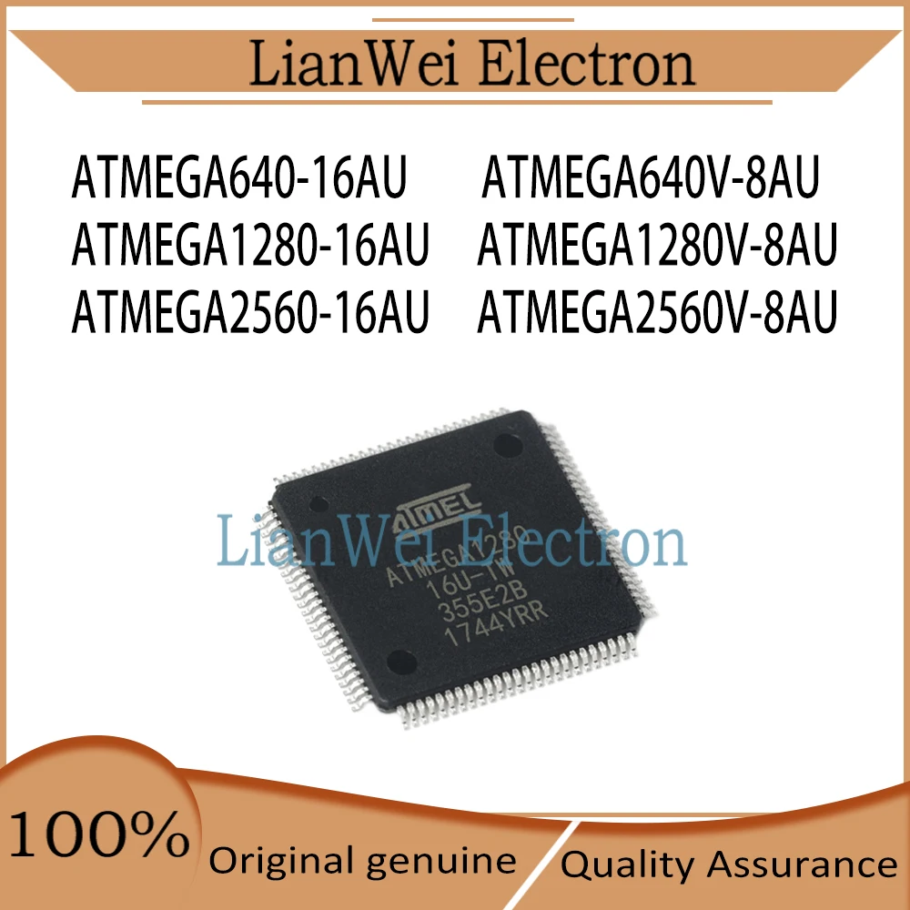 ATMEGA640 ATMEGA1280 ATMEGA2560 ATMEGA640-16AU ATMEGA640V-8AU ATMEGA1280-16AU ATMEGA1280V-8AU ATMEGA2560-16AU ATMEGA2560V-8AU