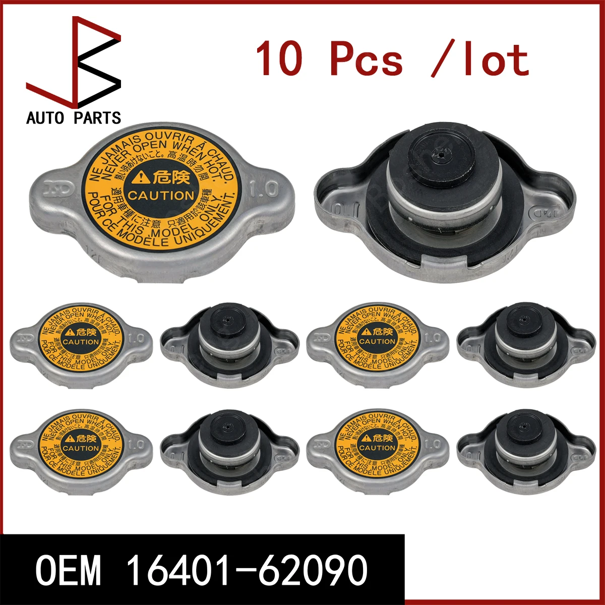 1 or 10 Pieces New OEM 16401-62090 16401-32020 16401-50210 Radiator Cap Sub-Assembly Water Outlet Cap for TOYOTA CAMRY 1991-2006