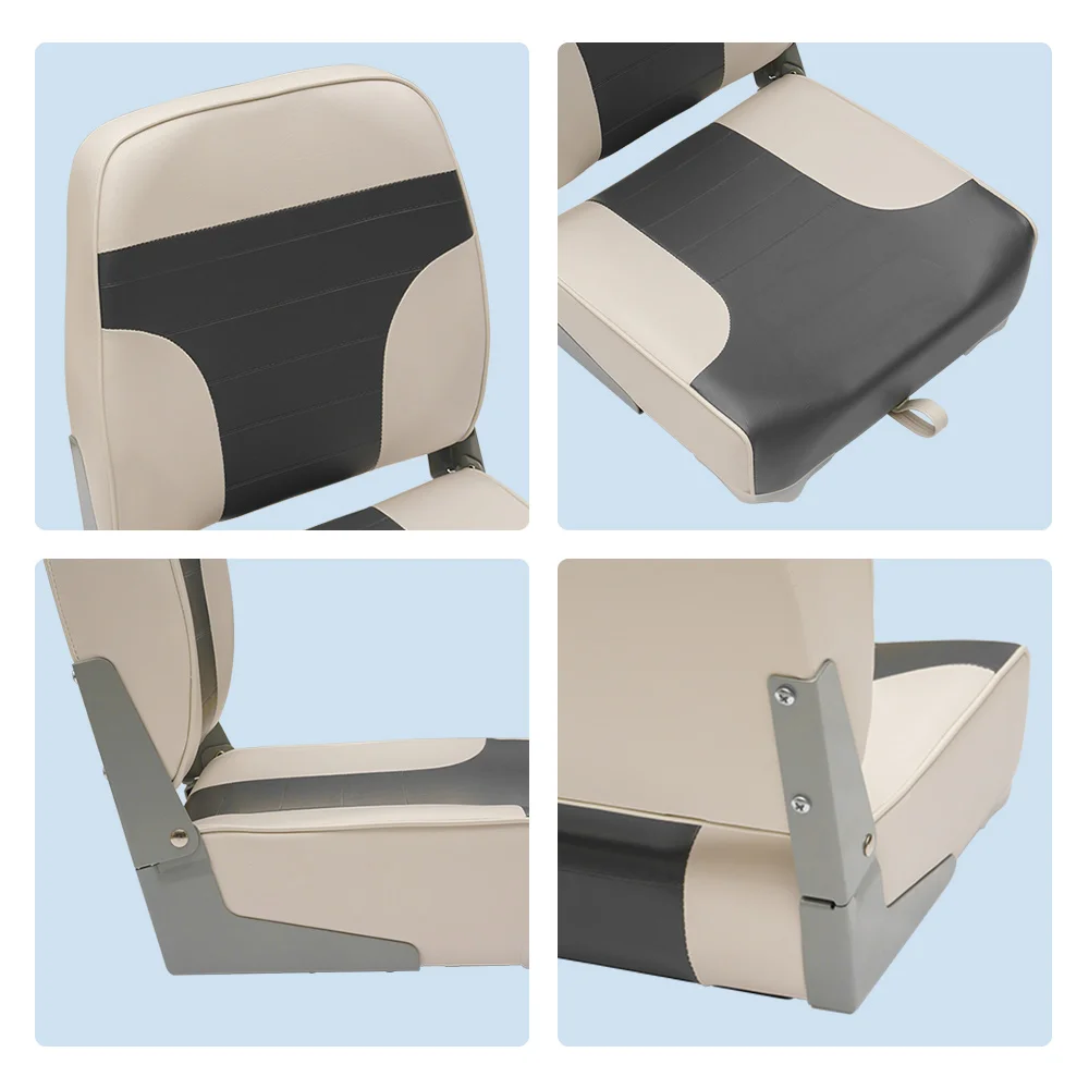 STLFF High Quality Seating Accessories Manufacture  Fishing Boat Seats Premium High Back Folding Chairs Marine Suppliers Boat Se