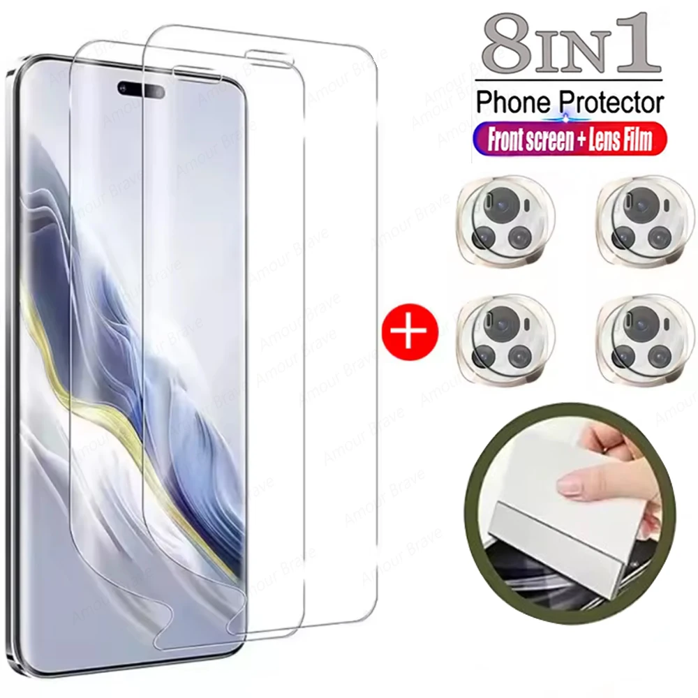

8in1 Screen Protector For Honor Magic 6 7 Pro 5 4 Lite Soft Hydrogel Film For Honor X9C X9B X9A X8B X8A X7B X7A Camera Lens Film