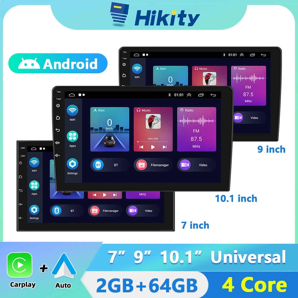 Hikity Android 2Din GPS 7