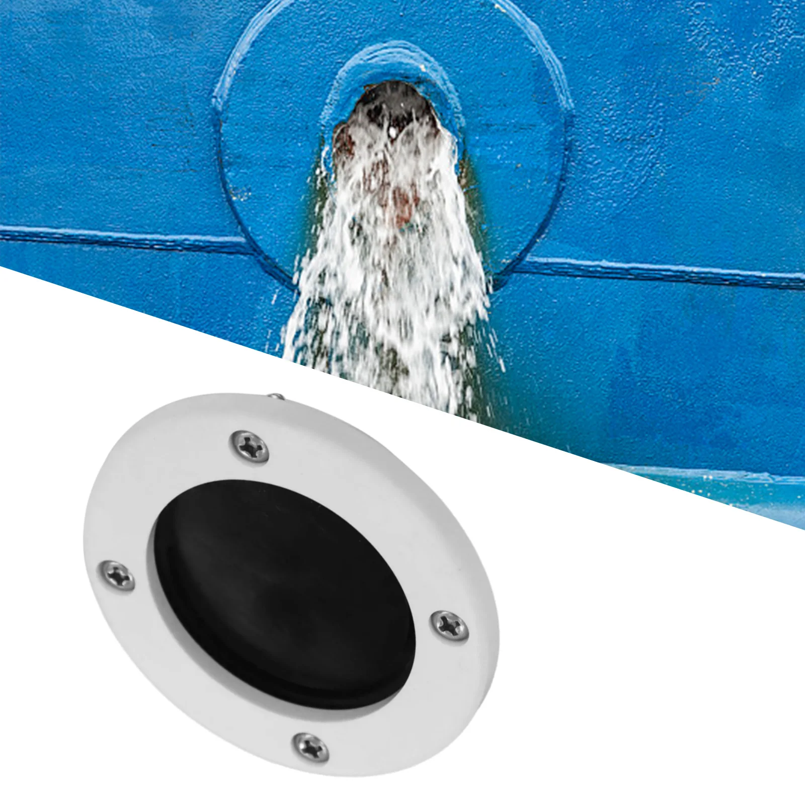 

Above Water Line As Shown In The Figure Marine Drain Valve Robust Materials Water Management Cockpit Drainage Solution