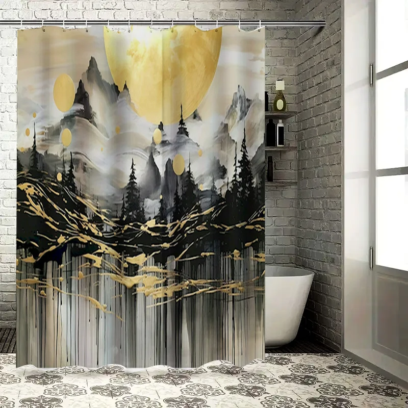 Modern Art Shower C… - image
