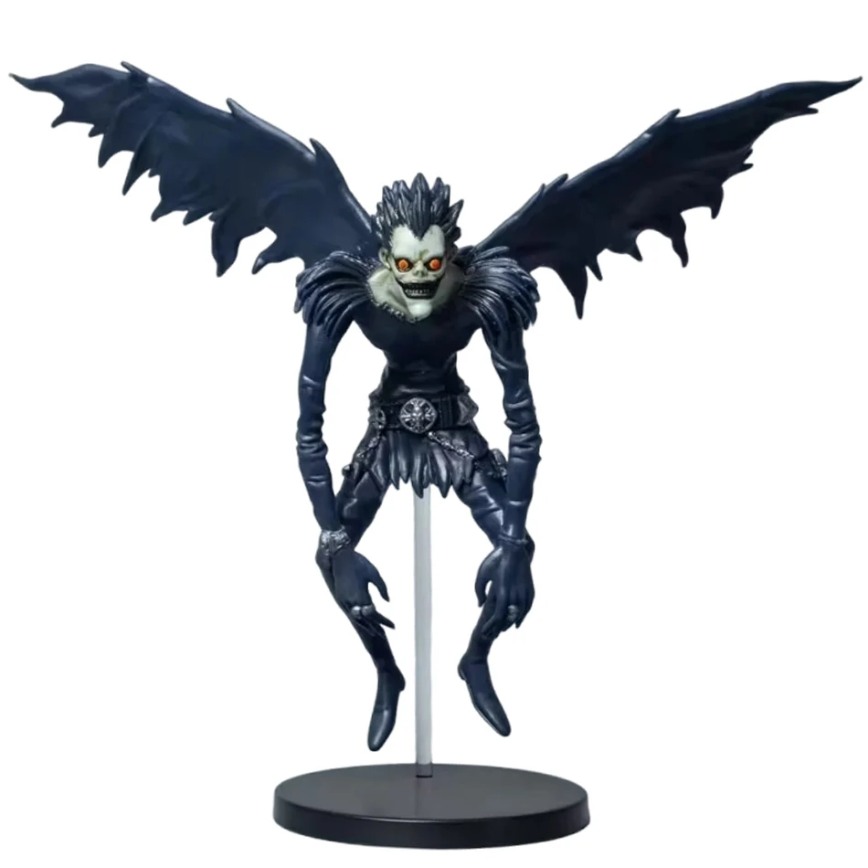 Anime Death Note Character Sitting Position Light Yagami L Death God Ryuk Rem Handmade PVC Model Anime Peripheral Toy Ornament