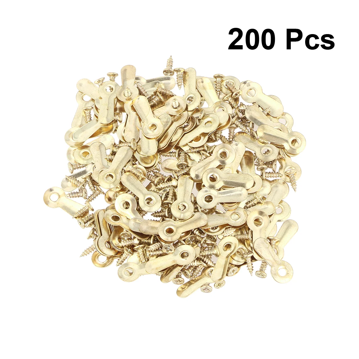 200pcs Picture Frame Turn Buttons Photo Frame Hanging Hangers Tablet Frame Locks with 100pcs Hollow Rivets for DIY Scrapbooking