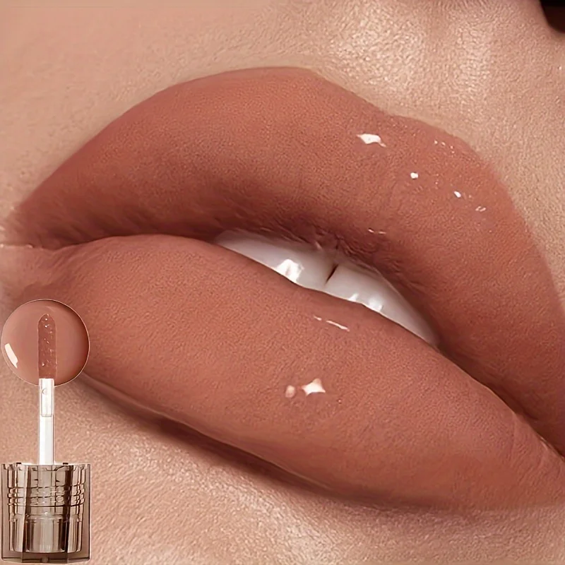 مجموعة ملمع شفاه هاي شاين، أحمر شفاه سائل مرطب مقاوم للماء يدوم طويلاً، مكياج كوب غير لاصق بألوان التوت