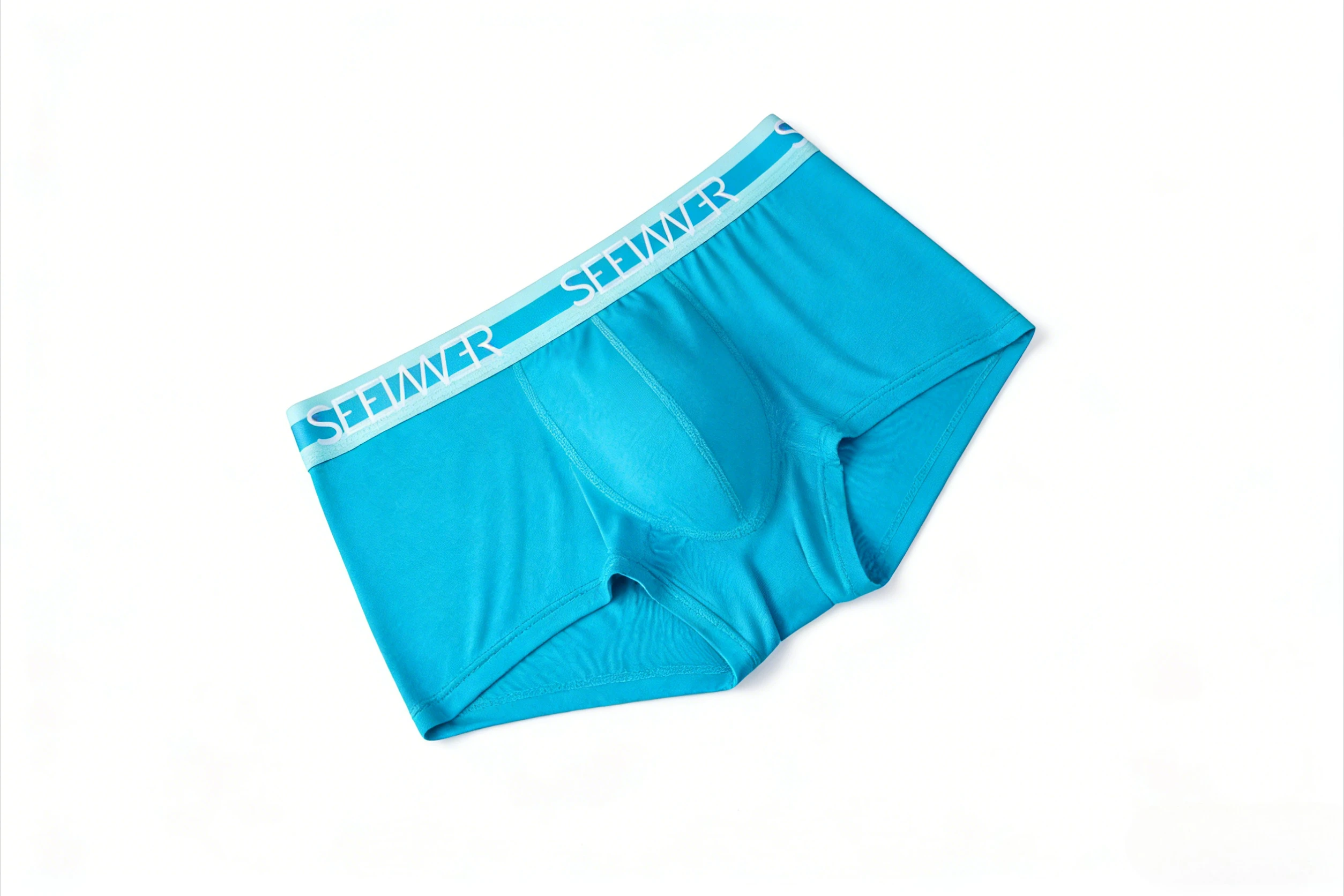 

Men's Bulge Boxer Brief Comfortable Rayon Ultra-thin Breathable Soft Boxy Underwear Anti-chafing No Ride Up Boxers Daily Panties