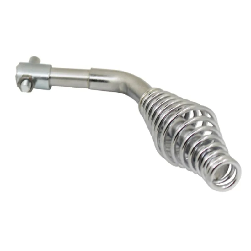 1pcs Spring Handle with Rod Boiler door handle for BBQ pits wood burning stove Door accessories