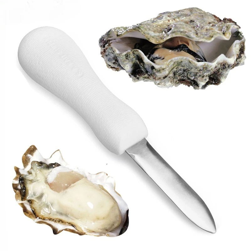 1PC Stainless Steel Oyster Knife Shell Open Tool Oysters Scallops Seafood Oyster Knife Multifunctional Kitchen Tool