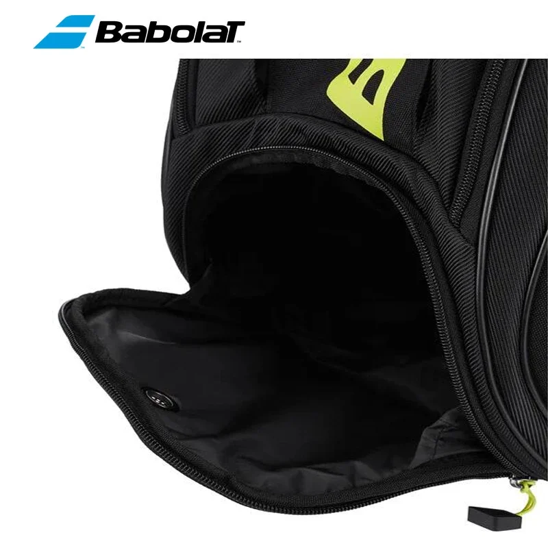 BABOLAT PURE AERO plecak tenisowy STRIKE Tim Model torba na rakietę tenisową 2 pak Unisex żółta przenośna torba tenisowa plażowa do squasha