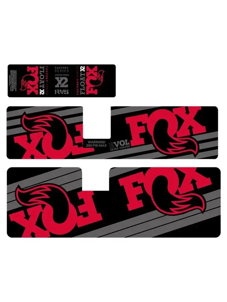 AliExpress NONE Fox Float X2 Rear Shock Stickers DH Downhill MTB Mountain Bike Decals Reflective Waterproof Vinyl Decor