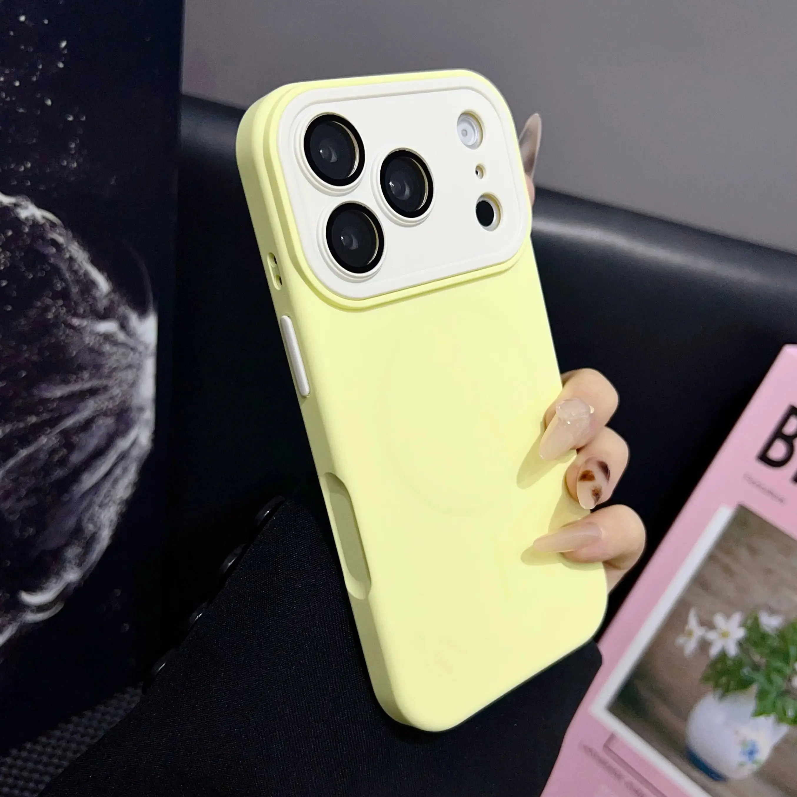 Luxus 2-IN-1 Flüssigkeit Stoßfest Stoßstange Für Magsafe Fall Für iPhone 17 Air 16 15 14 13 12 11 Pro Max Plus Magnetische Matte Abdeckung