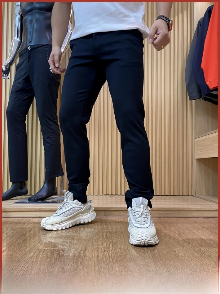 

Men's Casual Straight Leg Pants Autumn Winter Commute Busin Warm Fce Thermal Sli Versatile Comfortable Leisure Trou...