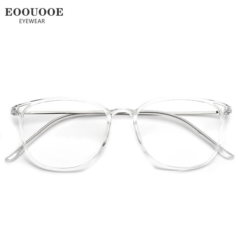 EOOUOOE RE90 LIGHTWEIGHT Eyeglass Frame Round Glasses Optics Myopia Hyperopia Prescription Recipe Lenses Oculos Anti Reflective