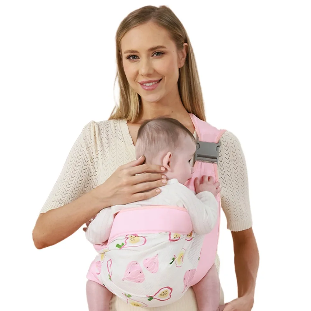 

Breathable Baby Wrap Carrier Infant Kangaroo Bag Mesh Infant Backpacks Newborn Front Holding Horizontal Holding Type