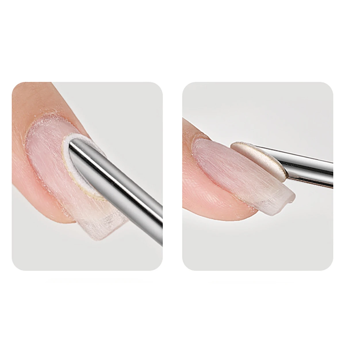 50個 100/240 #   ネイルキューティクルプッシャー自己粘着サンドフレークファイル爪のトリミング事前研磨マニキュアトリートメントツールスチールプッシュ