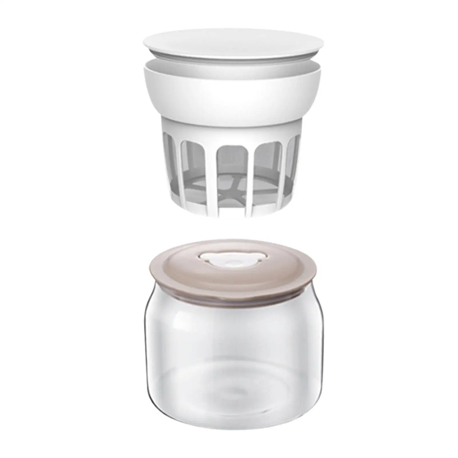 Nut Milk Maker Food Strainer with Lid Household Greek Yogurt Filter Cheese Maker Soy Milk tea Filter