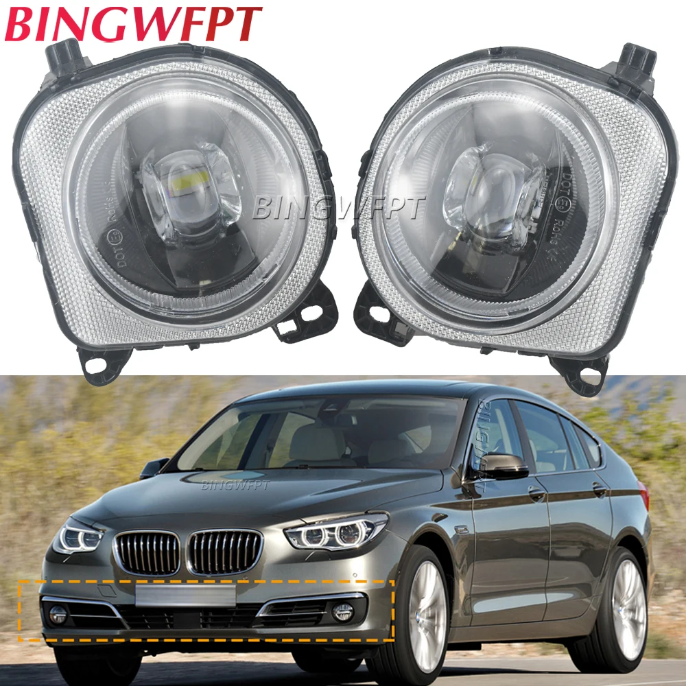 

1 пара светодиодных противотуманных фонарей для BMW 5 серии F07 F10 F11 F18 LCI 535I 528I 2014-2017, противотуманные фонари, светодиодная передняя противотуманная фара