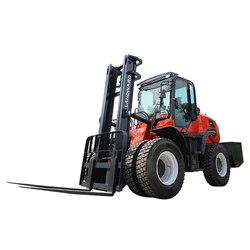 Factory EPA Certificate Diesel 3 Ton Forklift Truck Off-Road Forklift All Terrain Forklift 4x4 Customized For Sale