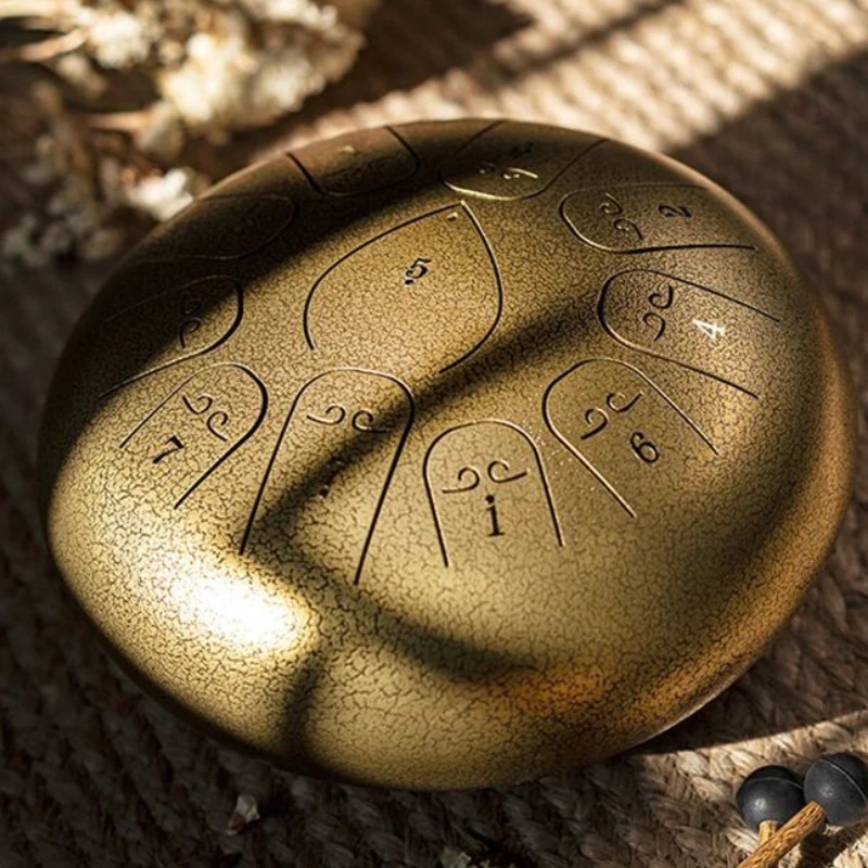 10 بوصة اللسان طبل 11 لهجة C الكربون الصلب الطبول المبتدئين المهنية أثيري طبل التأمل اليوغا العلاج المحمولة براميل اليد #4