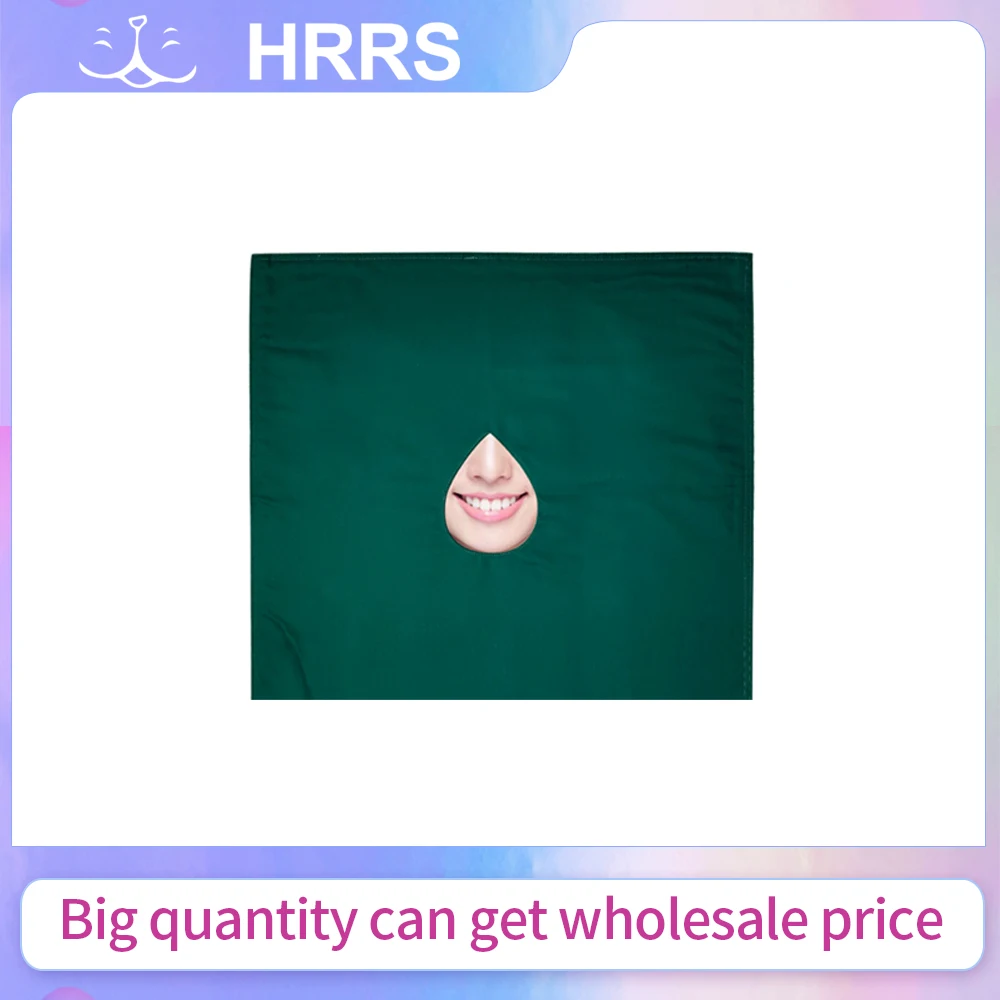 تجويف الأسنان القطن القماش ثقب منشفة منشفة مربعة تجويف الفم حقيبة ملابس ثقب منشفة مطهرة #3