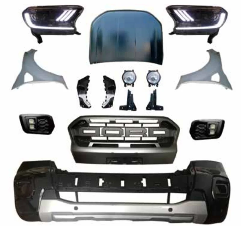 

Car Front Bumper Grilles For 2012 Ranger T6 Upgrade To T8 Bodykit