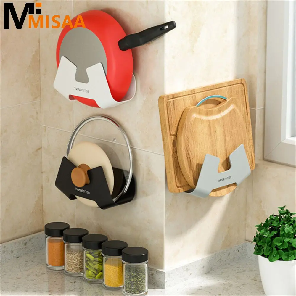 Lid Rack Accessories Storage Rack Does Not Occupy Land Convenient Wholesale Firm Kitchen Tool Shelf Easy To Clean Wall-mounted