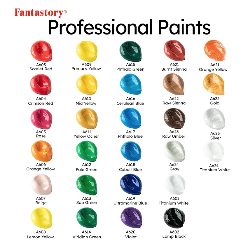 مجموعة طلاء أكريليك رائعة مكونة من 28 لونًا كلاسيكيًا، طلاء حرفي احترافي مع 12 فرشاة، مناسبة للخشب/الأحجار/النموذج/الصخور