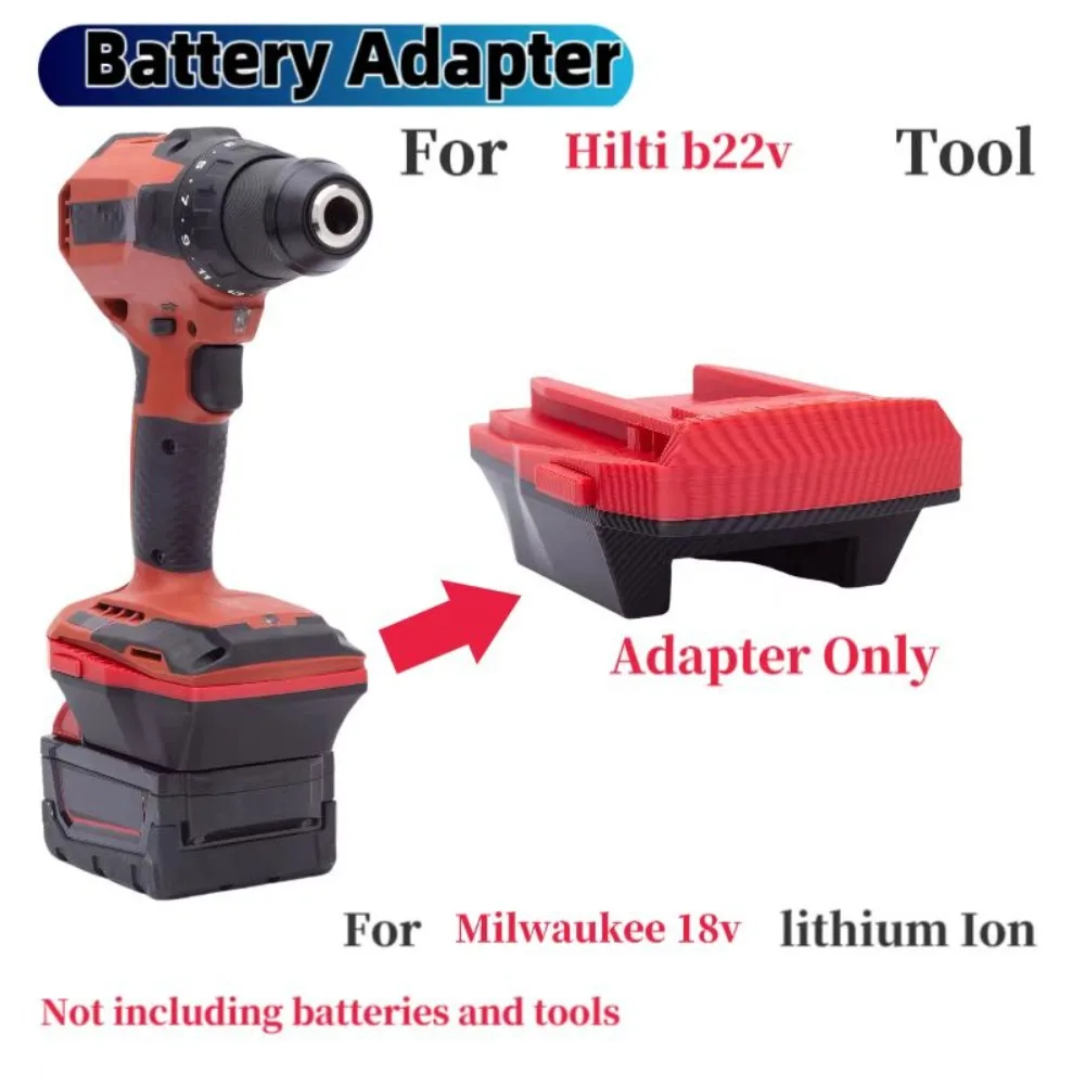 For Milwaukee M18 Battery Adapter For Milwaukee To Hilti  Tool Adapter Converter (Without Battery&  Tool )