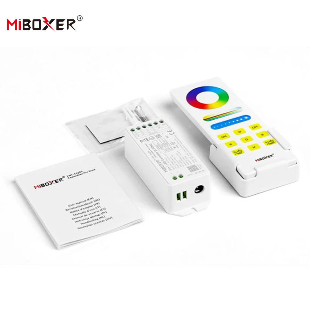 New Miboxer FUT043A+ FUT043+ RGB RGBW RGB CCT Smart LED Control System Smartphone APP/2.4GHz RF Control CCT & Brightness