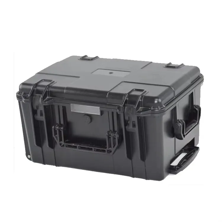 DPC107 Waterproof IP67 Hard Plastic Trolley Equipment Case With Foam 545*400*280mm