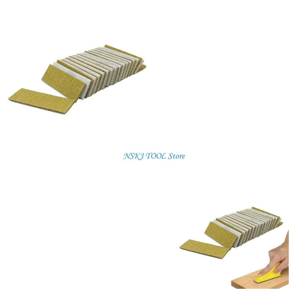 

L8RC Micro Sander for Small Projects Finger Sander with 130Pcs 90x30mm Sandpaper