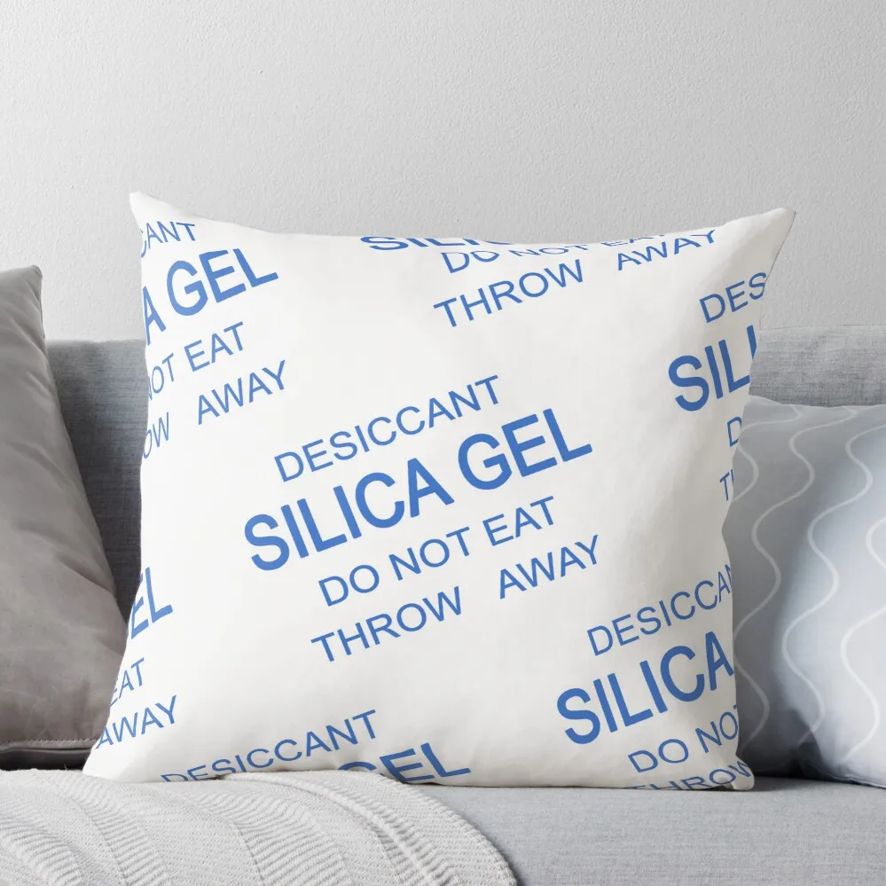 Silica Gel Package Blue Throw Pillow Pillow Cases Cushions Cover Decorative Sofa Cushions