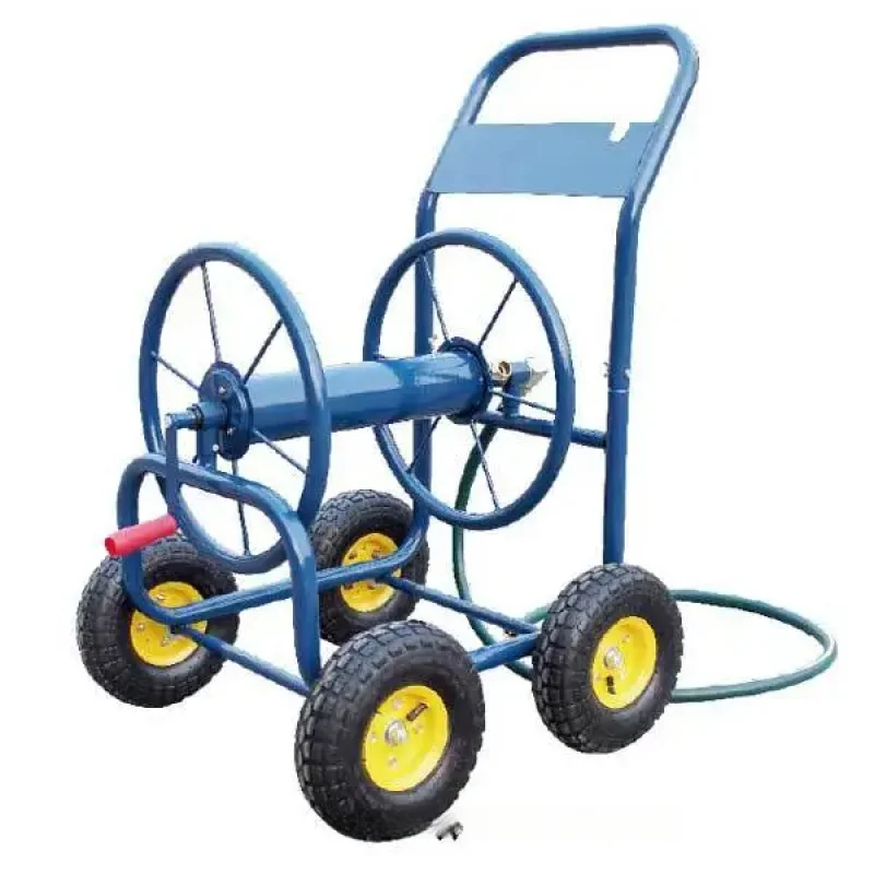 Garden Sturdy Cart Stand up 0M Yardwork Hasel Hose Reel Irrigation System