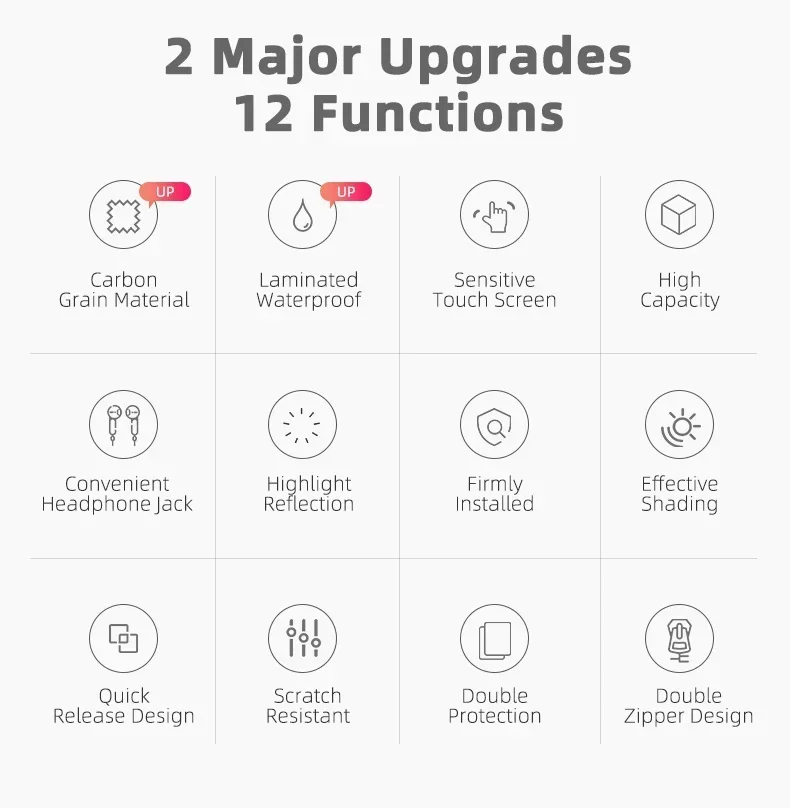 Description Picture 3 of itemROCKBROS Bicycle Bag Rainproof Touch Screen Phone Top Tube Bag MTB Road Bike Frame Front Saddle Bag & Pannier Bike Accessories